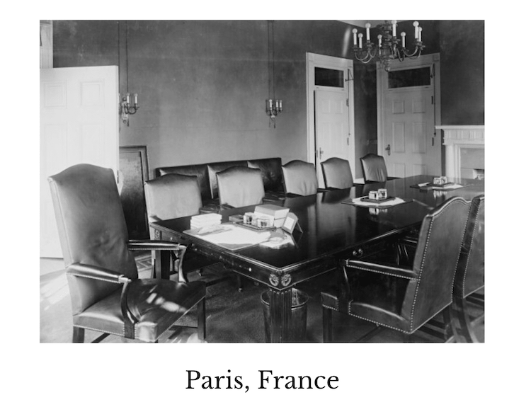 The meeting room in Paris, France